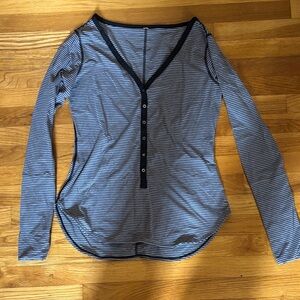 Lululemon striped long sleeve shirt